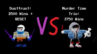 Who is better? Dusttrust Vs Murder Time Trio | Undertale: Judgement Day