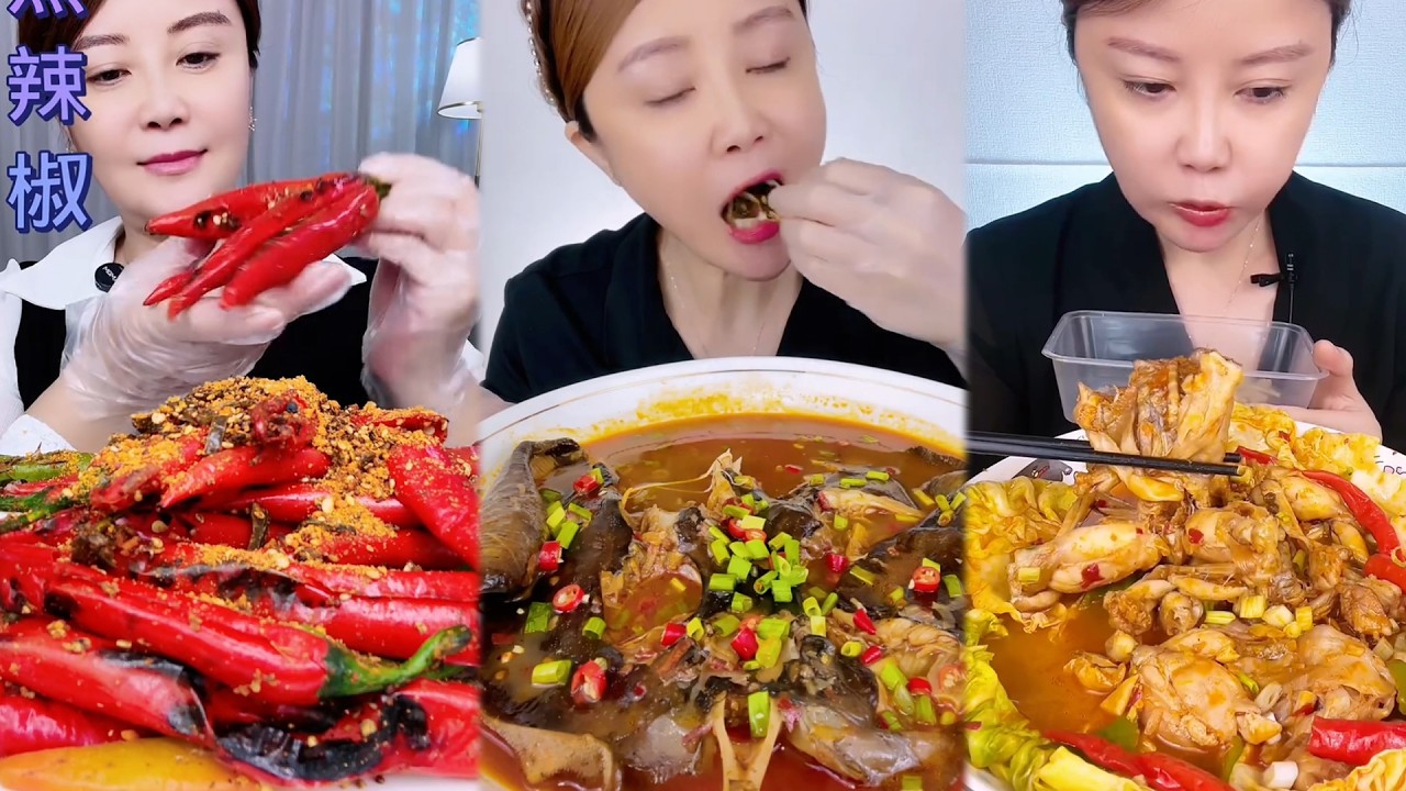 New Mukbang & New ASMR FOOD Chellange, EATING MUKBANG NEW  #고기먹방 #三大爷美食铺