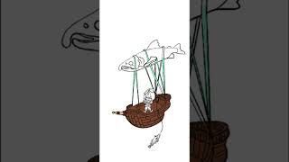 Engineering a Gnome Airship #gnomecore #art #gnomeart #shortsfeed #smallcreator #digitalart