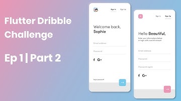 Login UI Part 2 - Flutter UI - Ep1 Part 2