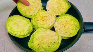 The best way to prepare cabbage! Cabbage with chickpeas! Easy and Delicious Cabbage Recipe!