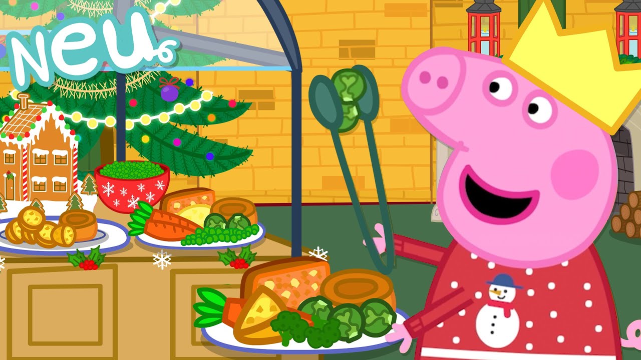 Peppa-Wutz-Geschichten 🥕 DAS WEIHNACHTSBUFFET 🎄 Videos für Kinder