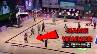 OG Anunoby INSANE Game Winning Buzzer Beater (Raptors vs Celtics) (2020 PLAYOFFS NBA)