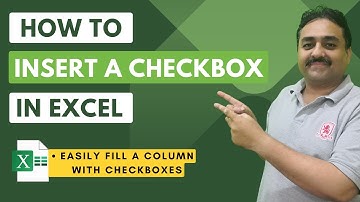 How to Add a Checkbox in Excel | Fill Column With Checkboxes in Excel