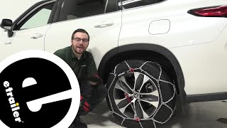 etrailer | Installation Guide for the Konig Tire Chains on a 2020 Toyota Highlander screenshot 2