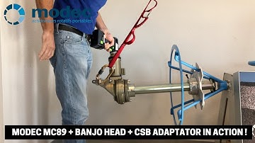 modec MC89 + Banjo Head + CSB adaptator in action !