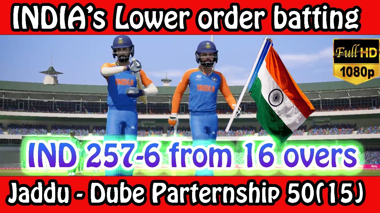 India's lower order batting lineup 