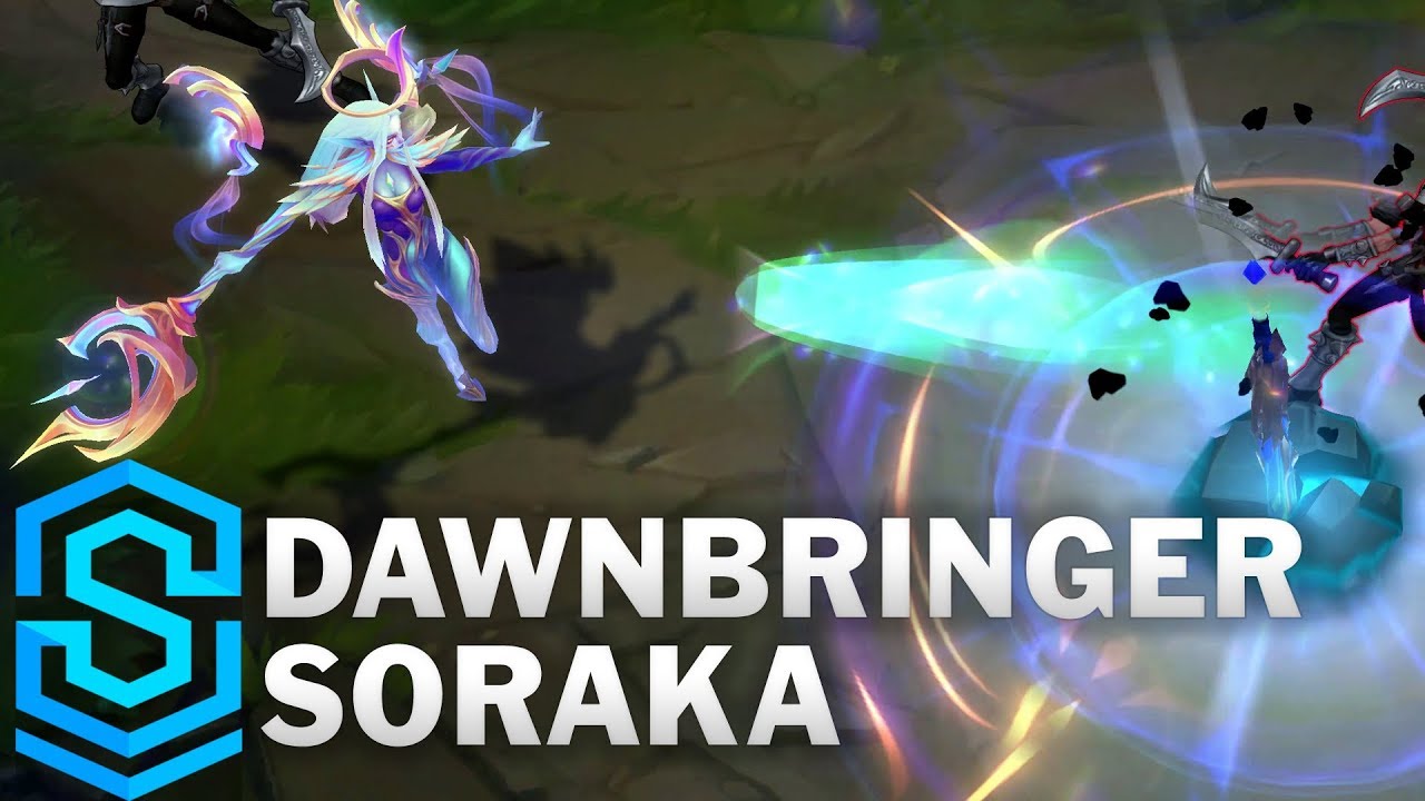 Dawnbringer Soraka Skin Spotlight Pre Release League Of Legends Youtube