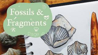 Fossils and Fragments Page 4! Real time alcohol marker sketching.
