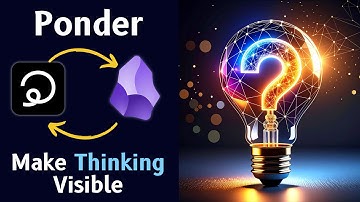 NEW AI Research Tool - Ponder 📚 Visualized Knowledge & Research Flows