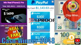 Chip Winner 2048 Money Earning app Full review screenshot 2
