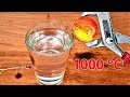 EXPERIMENT Glowing 1000 degree METAL BALL vs Water 💦💦
