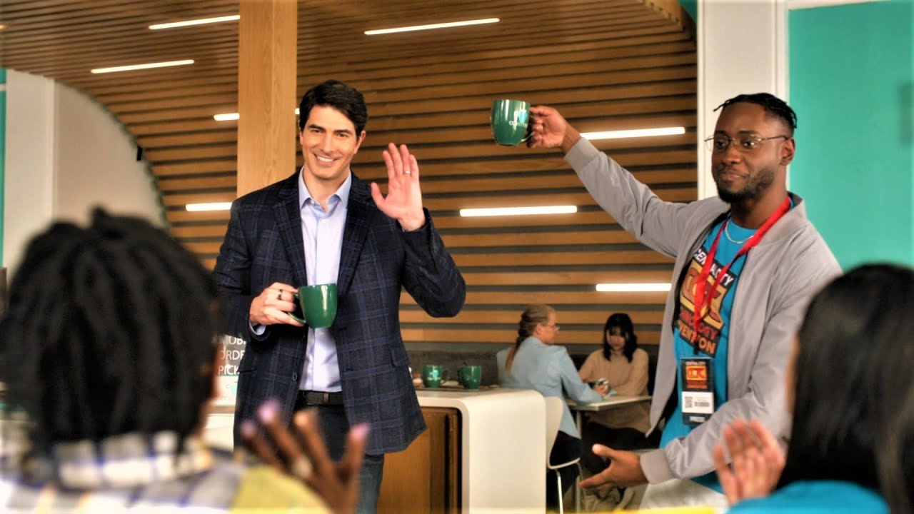 The Flash 8x01 Ray Palmer tells Chester his Hero days Over with Tech Business Scene HD