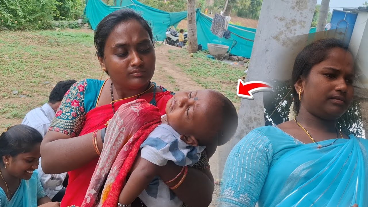 మేనల్లుడు చూడాలన్న ఆశతో వస్తే😭ఒకసారి గుక్క పట్టి అలానే ఉండేసరికి మా గుండెలు జారిపోయినయ్ 