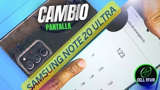 Cambio de pantalla Samsung Note 20 ultra 