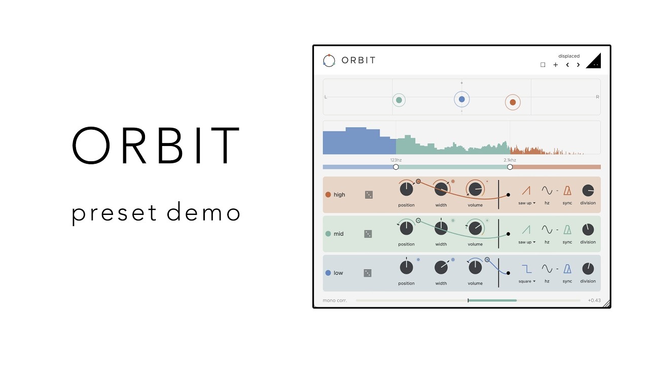 在 YouTube 上觀看「ORBIT - Preset Demo - AU/VST3 Orbital Stereo Sculptor Plugin」 在 YouTube 上觀看「ORBIT - Preset Demo - AU/VST3 Orbital Stereo Sculptor Plugin」