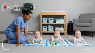 BILLIONAIRE HID CAMERAS TO PROTECT HIS SICK TRIPLETS—WHAT HE SAW THE NANNY DO WAS UNBELIEVABLE