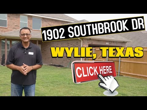 1902 Southbrook Dr, Wylie, TX home video tour