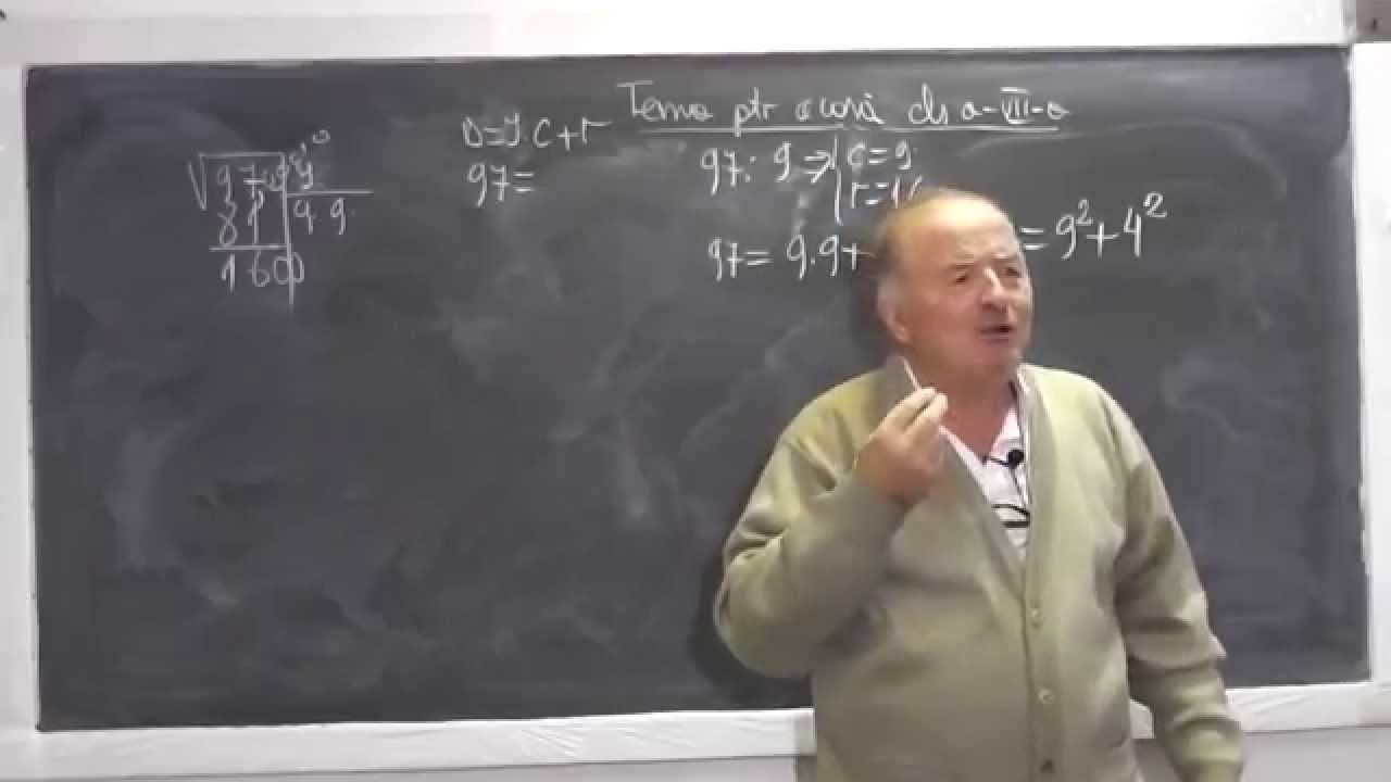 1/2 Lectia 721 - Algoritmul extragerii radacinii patrate Operatii cu ...