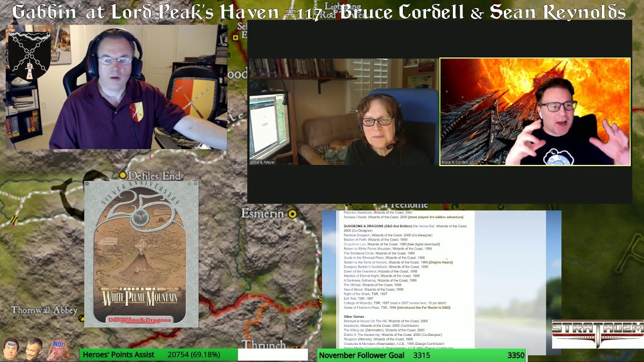 Bruce Cordell & Sean K. Reynolds! Gabbin' at Lord Peak's Haven 