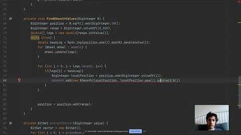 E06 Quadratic Sieve running on Java - Hello Quadratic Sieve