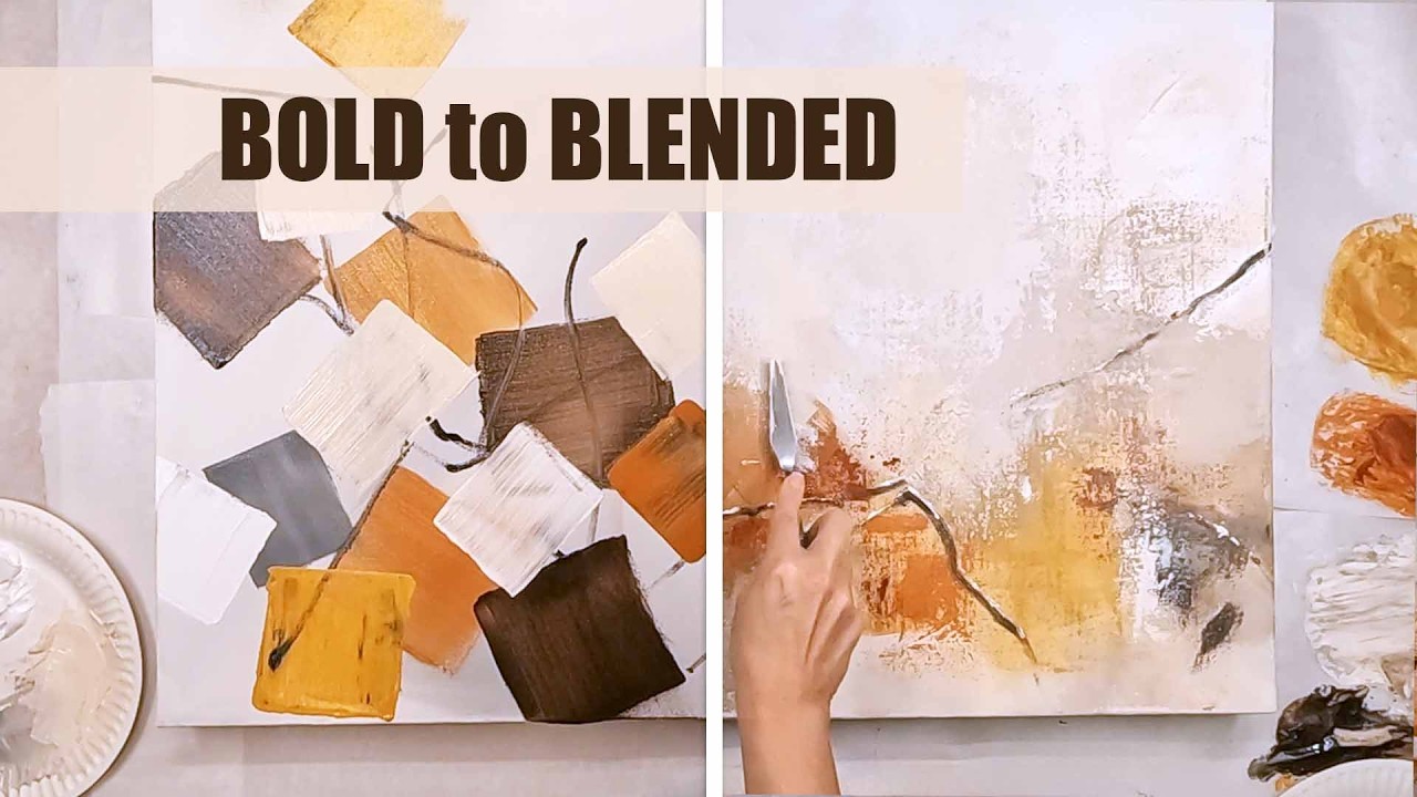 Learn to Let Go - An Abstract Painting Journey