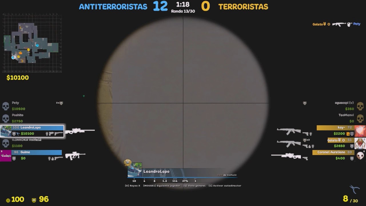 Counter Strike GO - Overpass - SMG AWP Headshot - YouTube