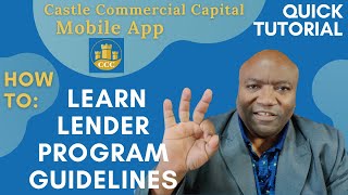Lender Program Guidelines in the Castle App screenshot 5