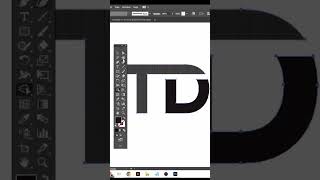 How To Make A Td Letter Logo Design