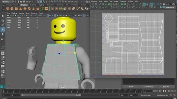 DET 320 - LEGO Character pt 3: Torso UV Unwrap/texture - Advanced 3D Modeling with Maya 2016 Ex2