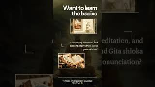 Click Here:👇https://www.udemy.com/course/dhyan-yog-meditation-bhagavad-gita-shloka-pronunciation/