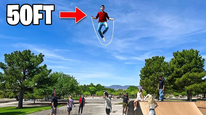 Jump Rope Levitation Stunt .......Xavier Mortimer.. The Real Magician