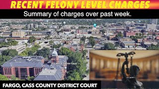 Recent Felony Level Charges In Fargo