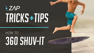 Skimboarding Tricks + Tips: How to 360 ShuvIt with Trent Moranda