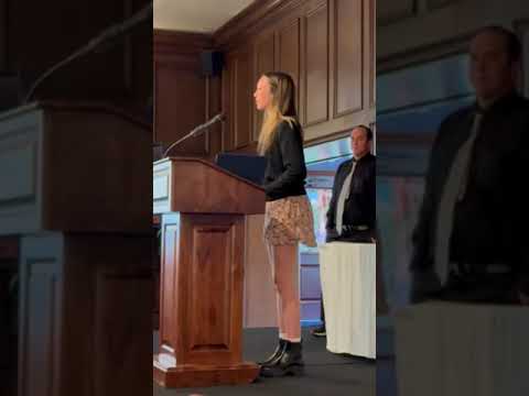Valerie at the 33rd Southern California Sports Broadcasters Awards Ceremony