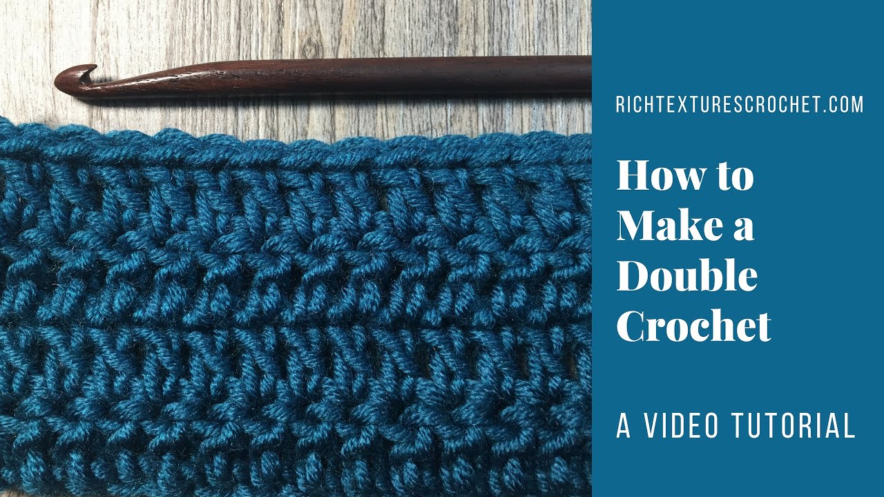 Double Crochet Stitch - How to Crochet - YouTube