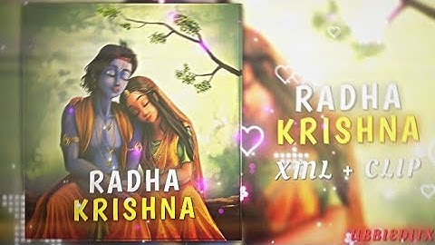 Radha Krishna - Edit || ae Inspired xml preset || alight motion Xml preset ||