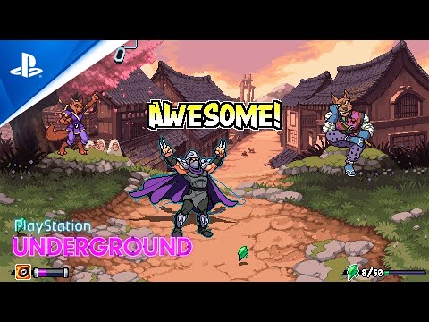 Teenage Mutant Ninja Turtles: Shredder's Revenge - Survival Mode Gameplay | PS Underground