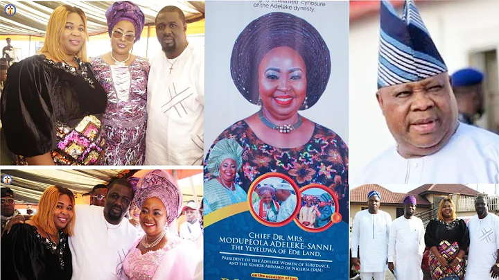 Prophet Elijah at Chief Dr. Mrs Modupeola Sanni Adeleke, Elder sister to Gov. Ademola Adeleke