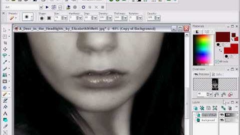 Vampire Photomanipulation Tutorial #1