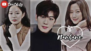 Nanbane🥺💔 Cha Eun-woo💕 Park Yoo-na💕 True Beauty🖤💫  Tamil Whatsapp Status🎶