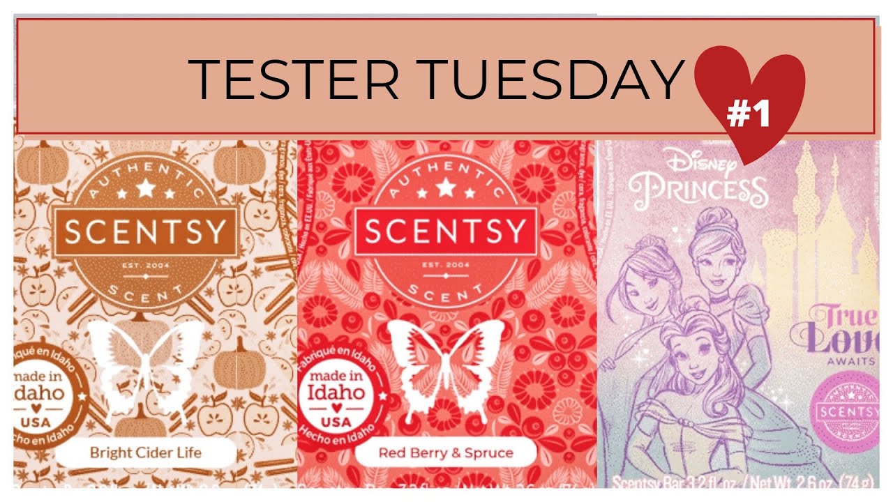 New SCENTSY F/W Tester Tuesday - Bright Cider Life, Red Berry & Spruce and True Love Awaits  ROUND 1