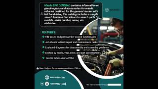 🔧Looking for accurate spare part information for Mazda vehicles?Mazda EPC General Market #mazdaparts screenshot 4
