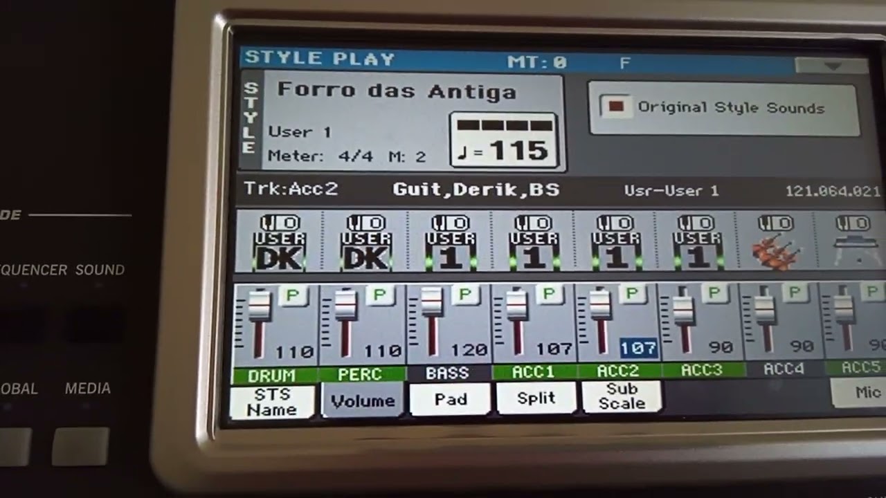 COMO REGULAR AFINAR SUA GUITARRA OU VIOLÃO Etc NO PA 600 700 900 KORG