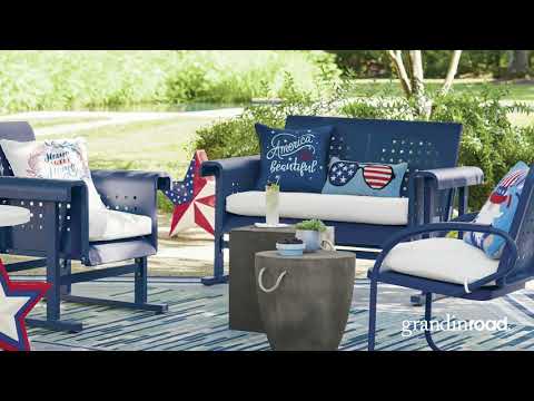 2021 Summer: Retro Squares Outdoor Seating | Grandin Road