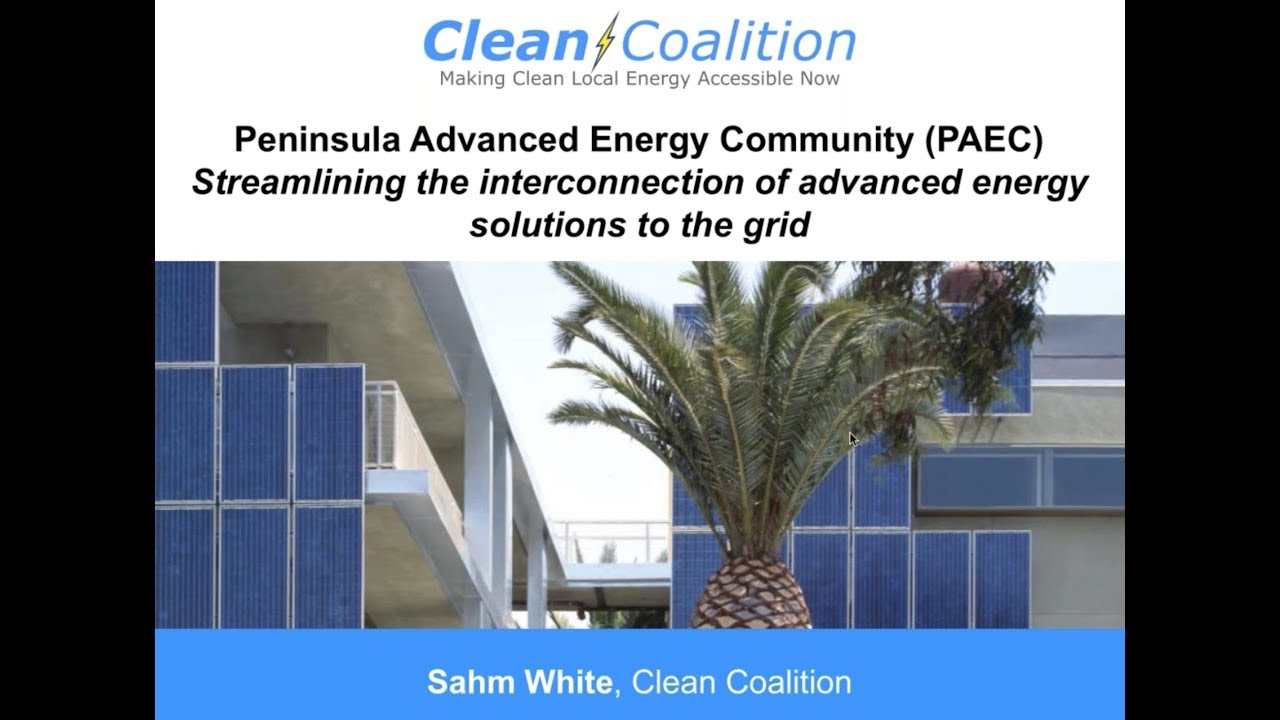 Streamlining the interconnection of advanced energy solutions to the grid [WEBINAR] - 6/4/18