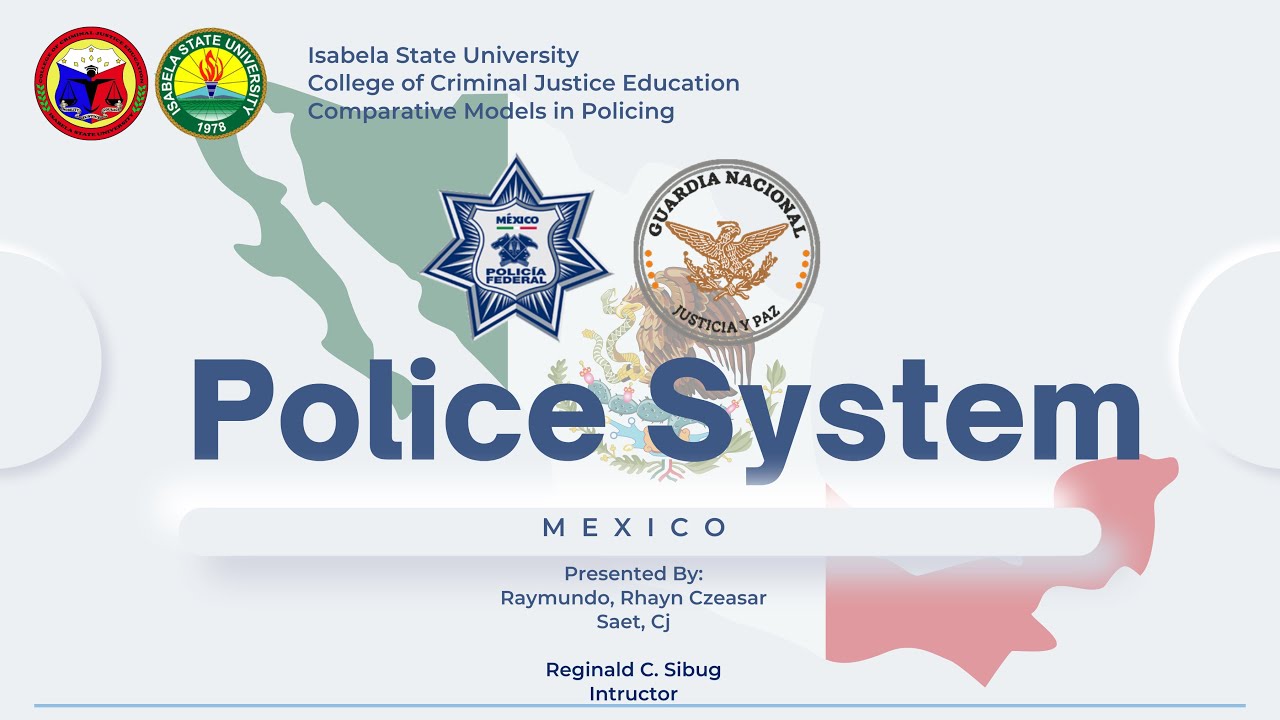 MEXICO POLICE SYSTEM [Comparative Models in Policing] - YouTube