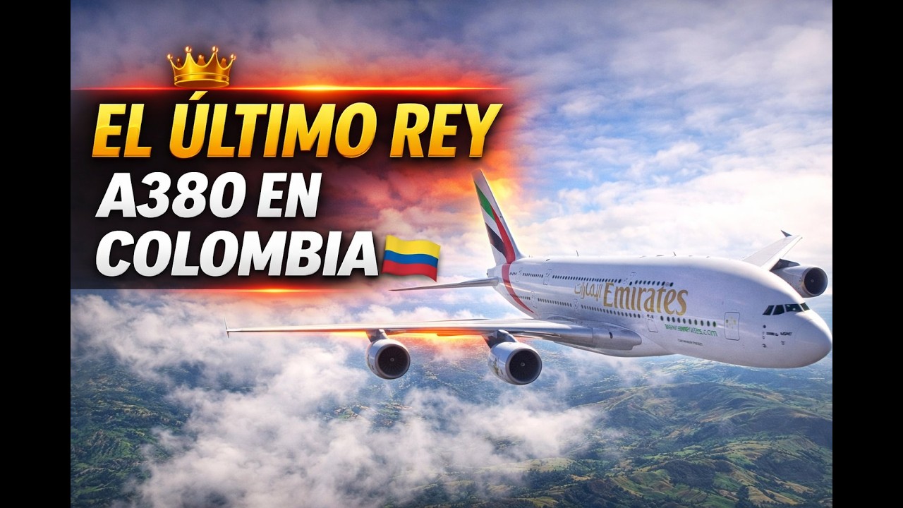 👑✈️ A380 en Rionegro El Último Rey del Cielo – Vuelo Completo 40 Min
