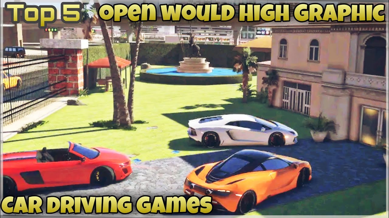 Top 5 open world high graphics car driving games for 1GB ram Mobile