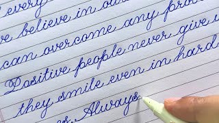 The Cleanest CURSIVE Writing | Oddly Satisfying 